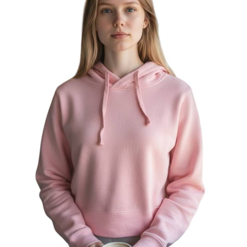 THE LOUNGE LIFE PINK TIE DYE CROP HOODIE SZ.XS EUC.